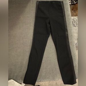 Rag and bone leather detail pants
